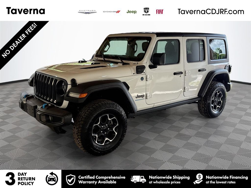 Certified 2023 Jeep Wrangler Unlimited Rubicon 4xe w/ Cold Weather Group AWD/4WD image 1