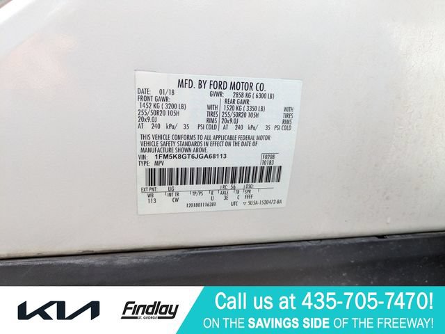 Used 2018 Ford Explorer Sport w/ Equipment Group 401A AWD/4WD image 35