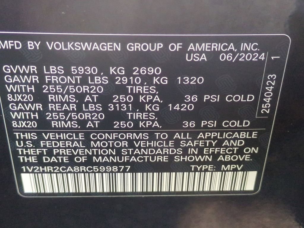 Used 2024 Volkswagen Atlas SE AWD/4WD image 31