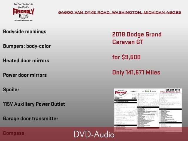 Used 2018 Dodge Grand Caravan GT FWD image 9