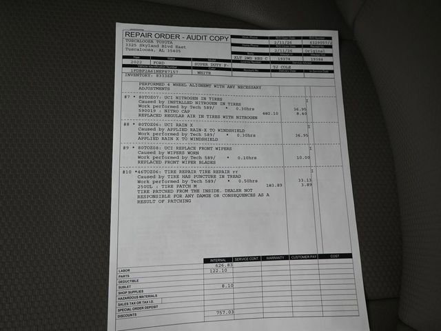 Used 2022 Ford F250 XL w/ Power Equipment Group image 9