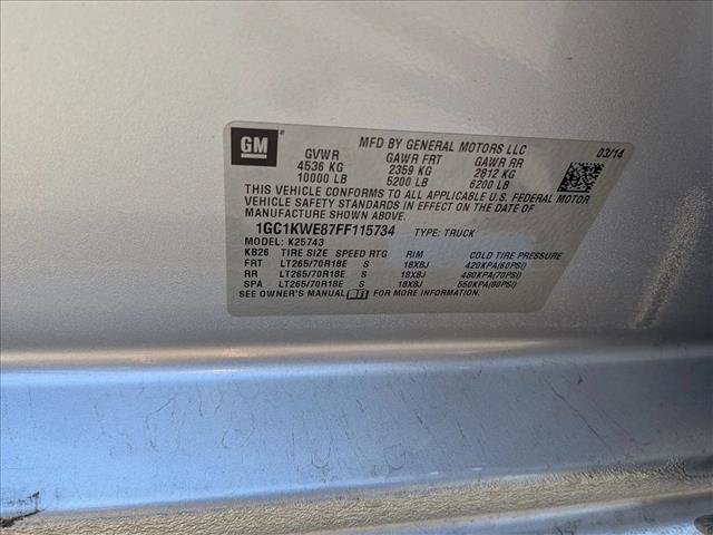 Used 2015 Chevrolet Silverado 2500 LTZ w/ Duramax Plus Package image 21