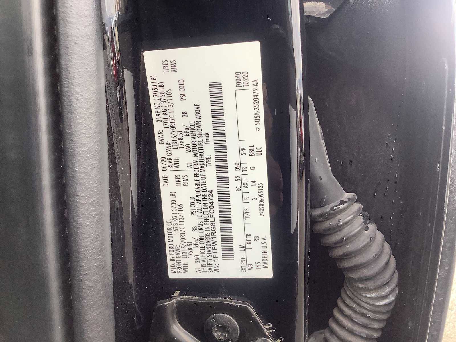 Used 2020 Ford F150 Raptor w/ Equipment Group 802A Luxury image 21