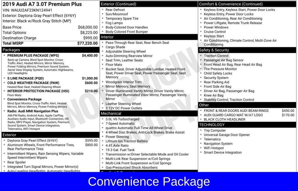 Used 2019 Audi A7 3.0T Premium Plus w/ Premium Plus Package image 6