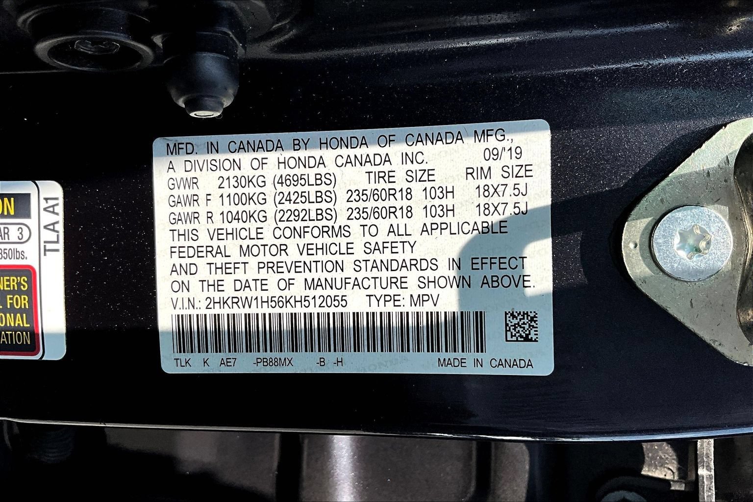 Used 2019 Honda CR-V EX image 16