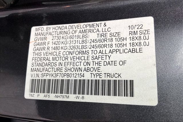 Used 2023 Honda Ridgeline RTL-E image 34
