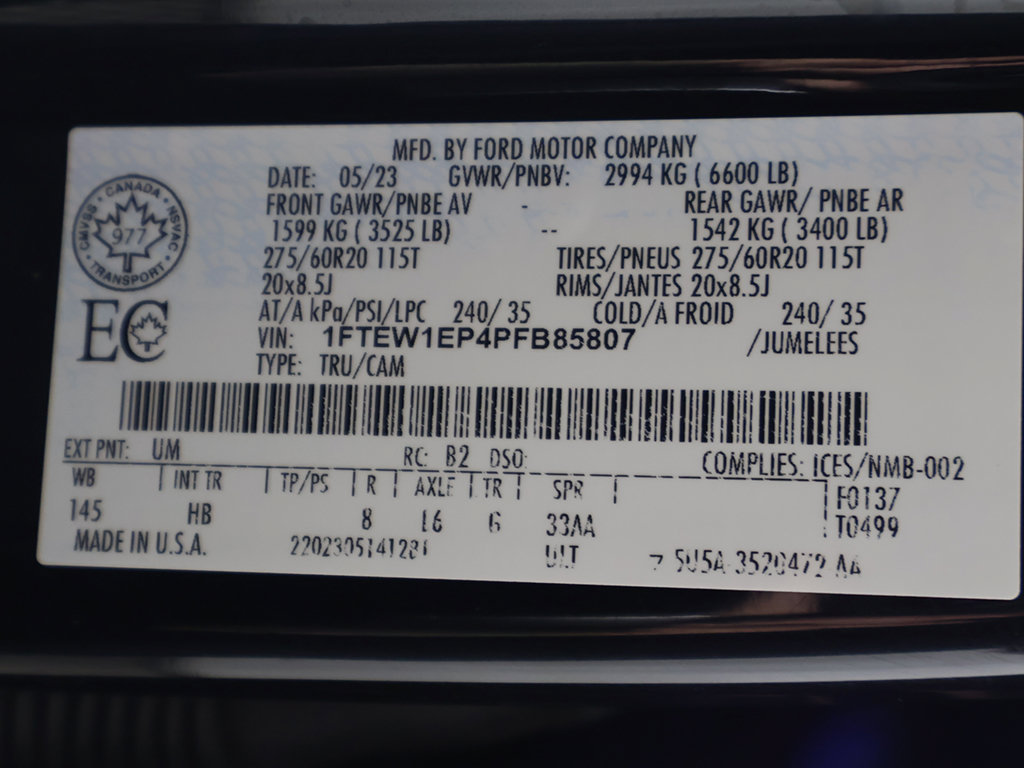 Used 2023 Ford F150 Lariat w/ Equipment Group 502A High AWD/4WD image 64