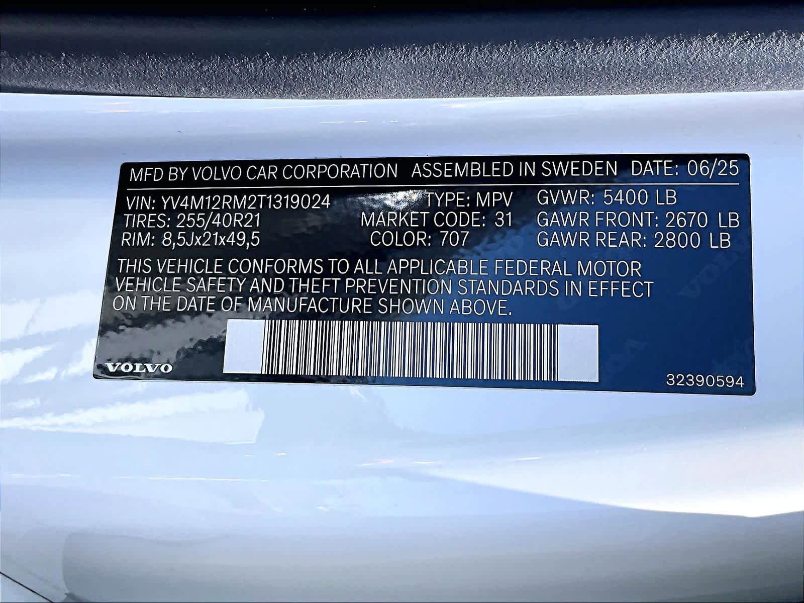 Used 2026 Volvo XC60 B5 Ultra w/ Protection Package Premier AWD/4WD image 34
