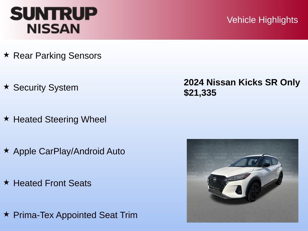 Used 2024 Nissan Kicks SR w/ SR Premium Package image 16