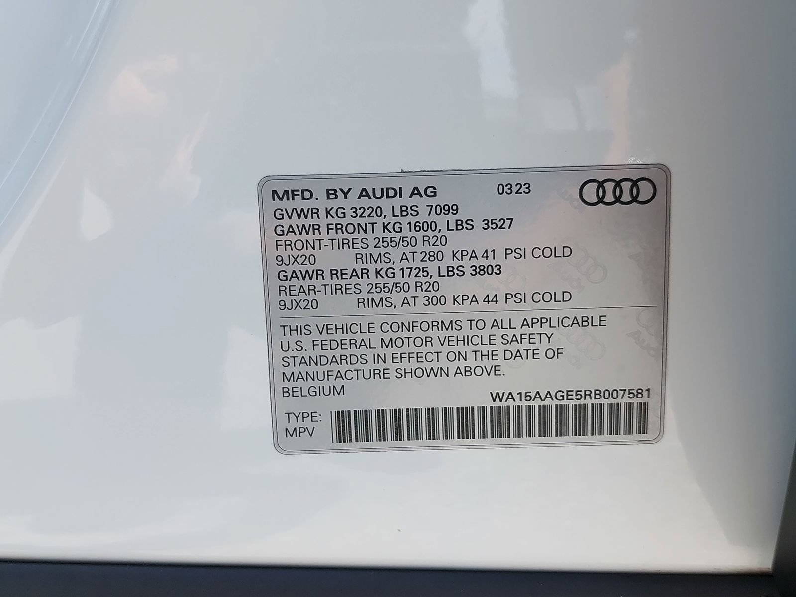 Used 2024 Audi Q8 e-tron Premium Plus w/ Premium Plus Package AWD/4WD image 41