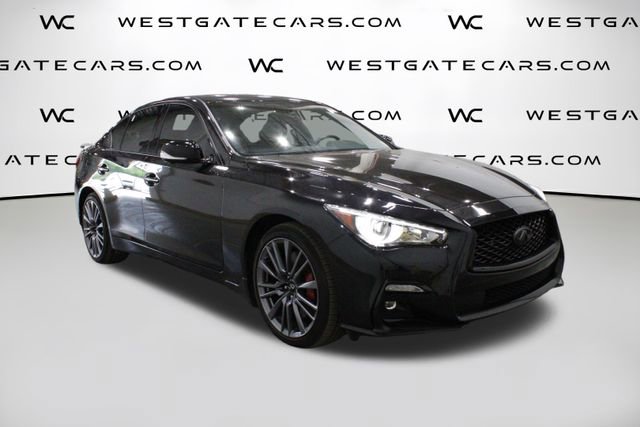 Used 2024 INFINITI Q50 Red Sport 400 w/ Black Opal Edition