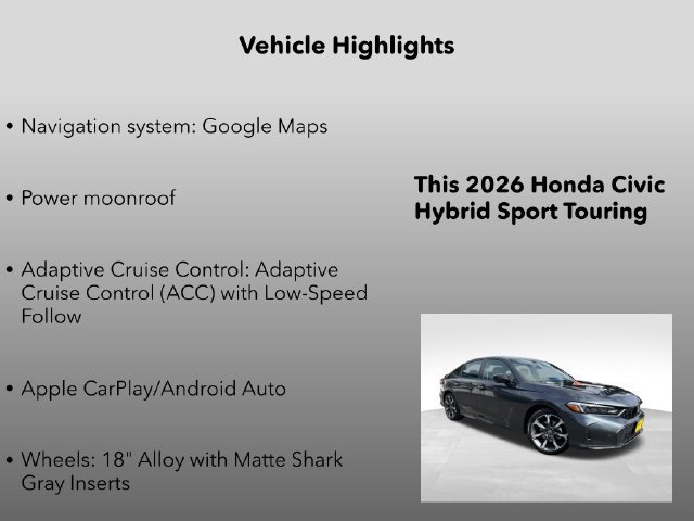 New 2026 Honda Civic Sport Touring image 5