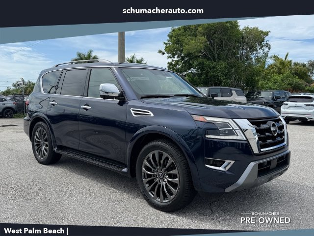 Used 2023 Nissan Armada Platinum w/ Captain's Chairs Package AWD/4WD image 1