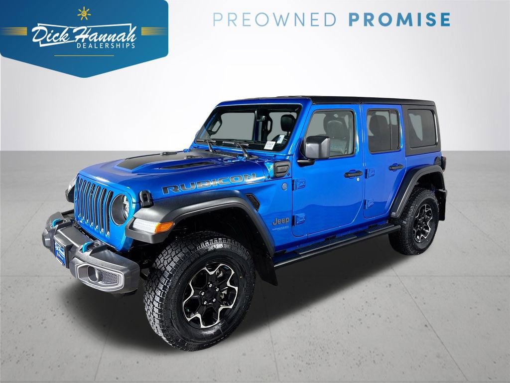 Used 2022 Jeep Wrangler Unlimited Rubicon 4xe image 1