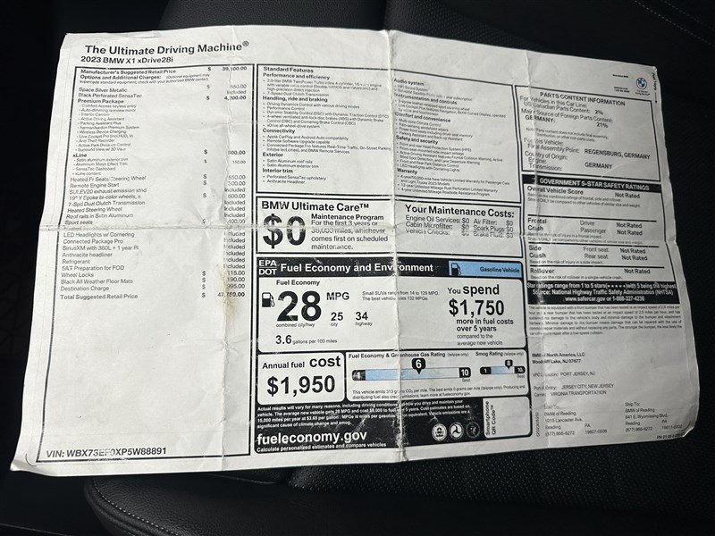 Used 2023 BMW X1 xDrive28i w/ Premium Package AWD/4WD image 24