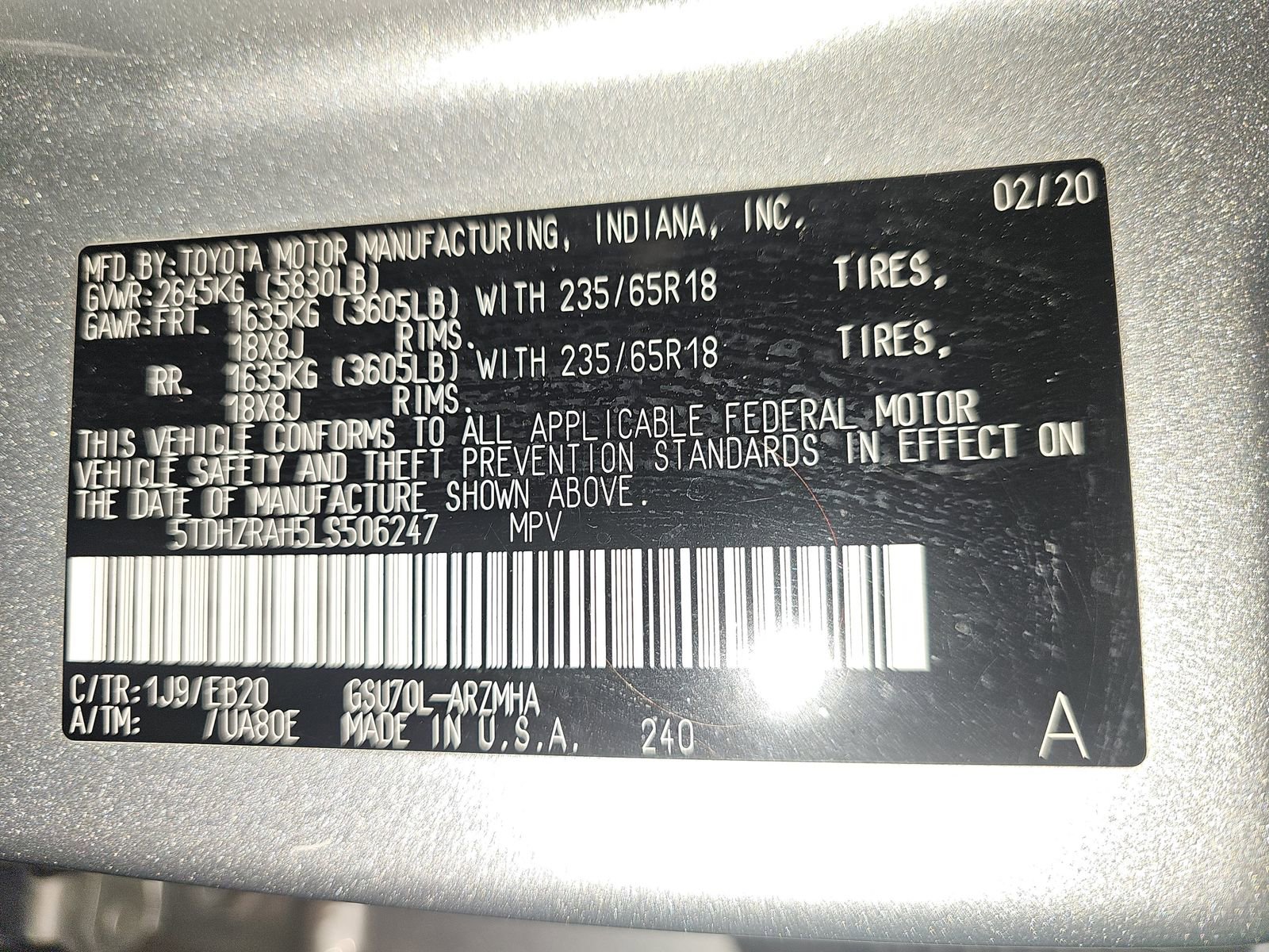 Used 2020 Toyota Highlander XLE image 21