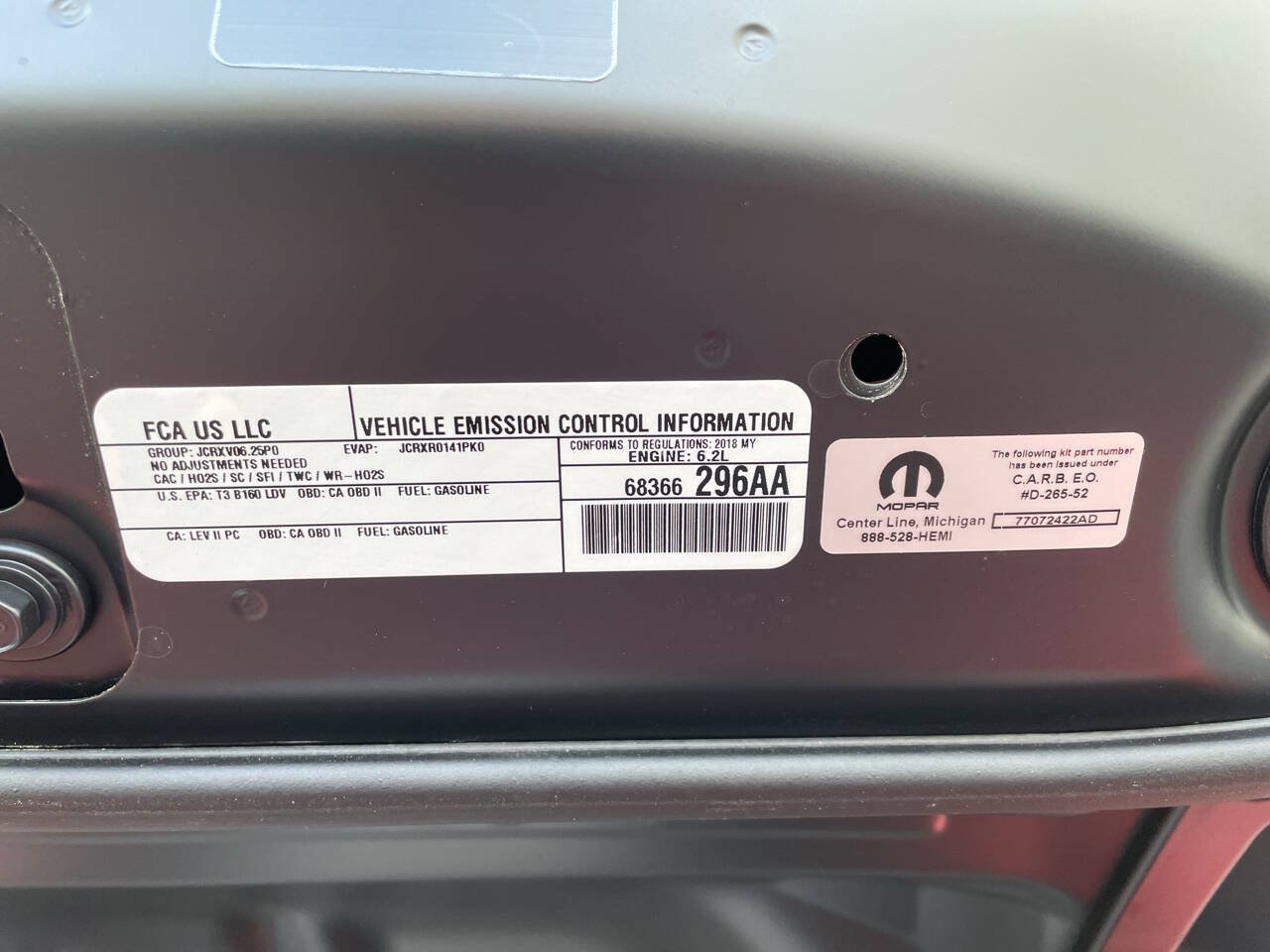 Used 2018 Dodge Challenger SRT Demon RWD image 50