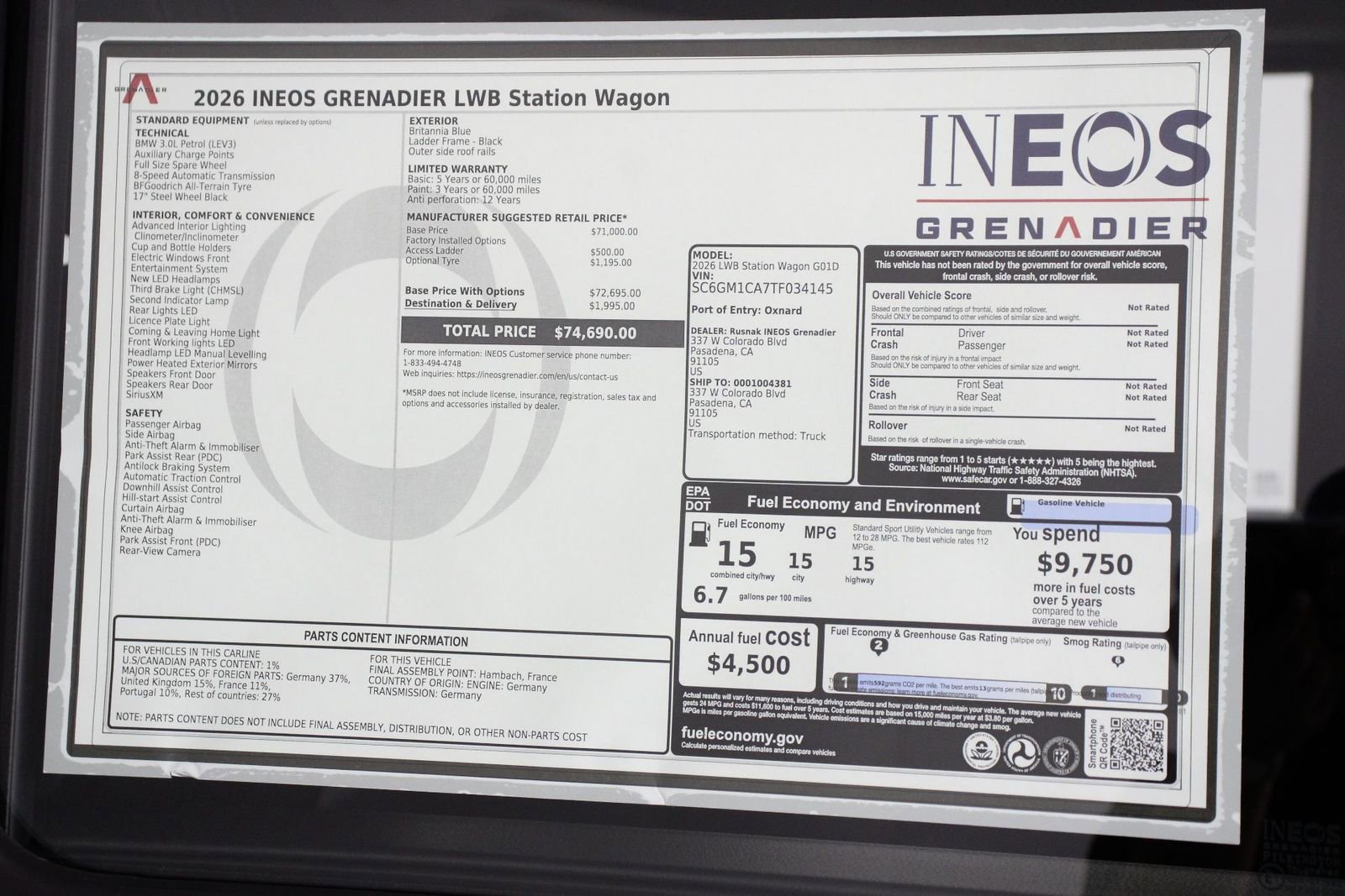 New 2026 INEOS Grenadier AWD/4WD image 22
