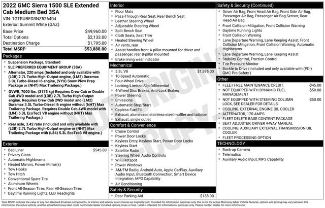 Used 2022 GMC Sierra 1500 SLE image 4