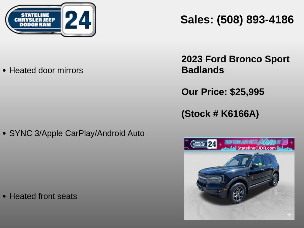 Used 2023 Ford Bronco Sport Badlands AWD/4WD image 5