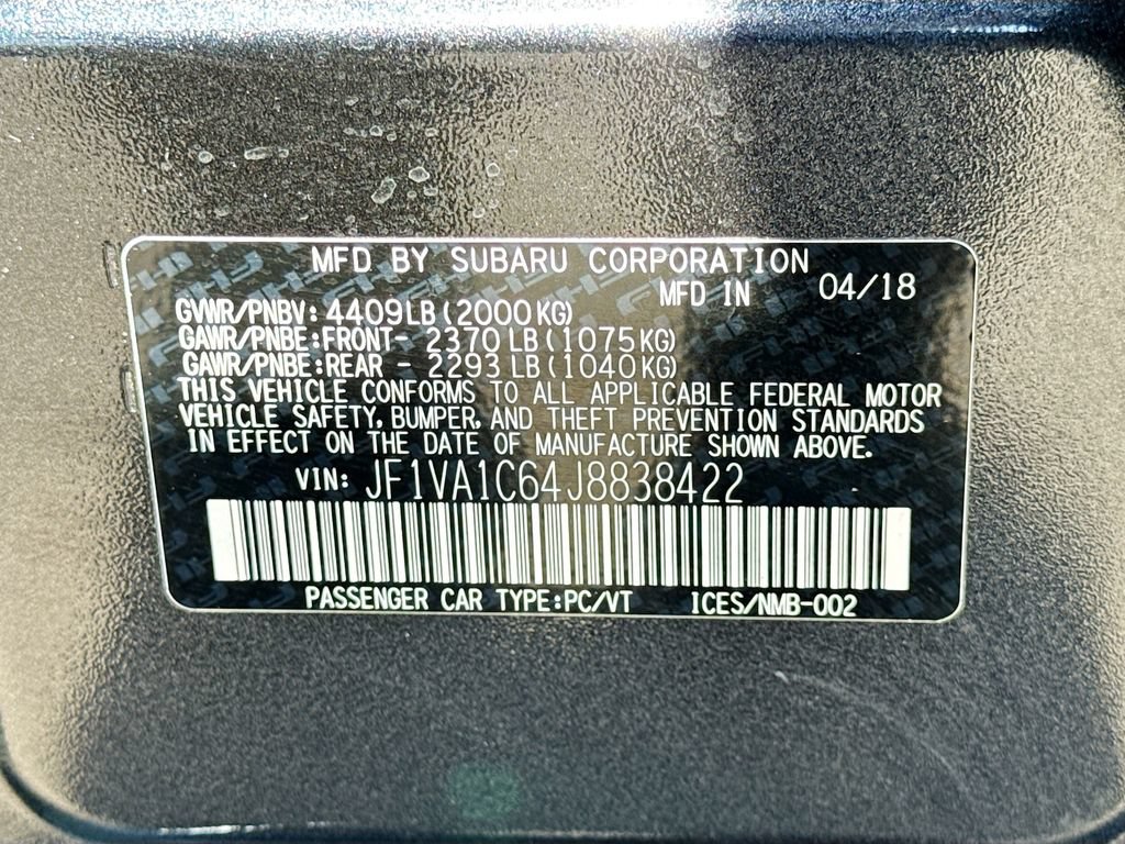 Used 2018 Subaru WRX Premium AWD/4WD image 38