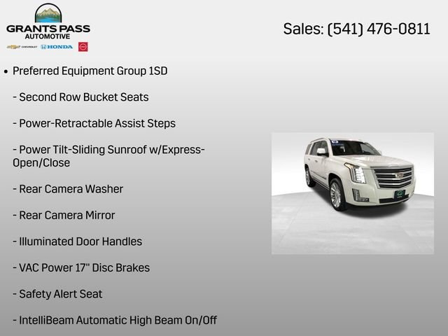 Certified 2018 Cadillac Escalade Platinum AWD/4WD image 6