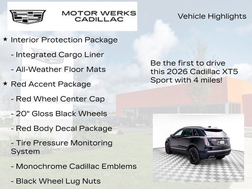 New 2026 Cadillac XT5 Sportv AWD/4WD image 12