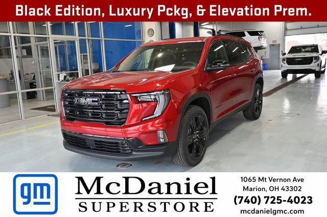 New 2026 GMC Acadia Elevation w/ Black Edition