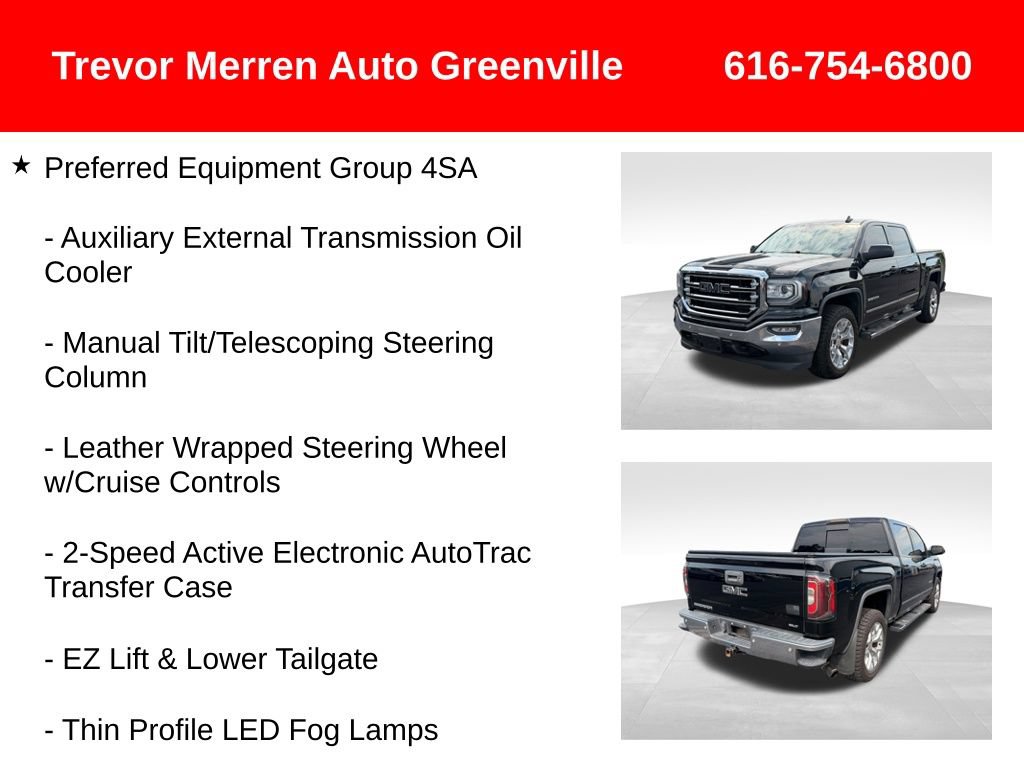 Used 2017 GMC Sierra 1500 SLT w/ SLT Premium Package AWD/4WD image 38