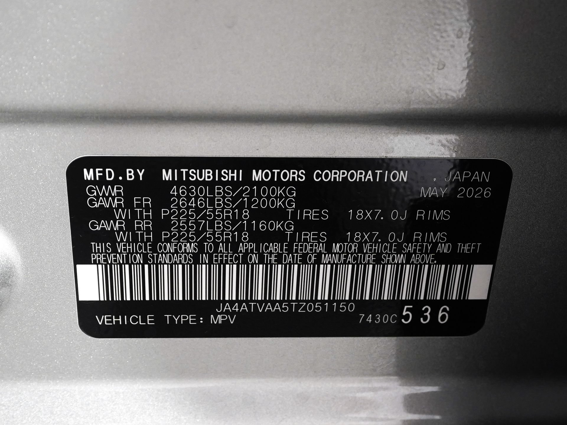 New 2026 Mitsubishi Eclipse Cross LE AWD/4WD image 23