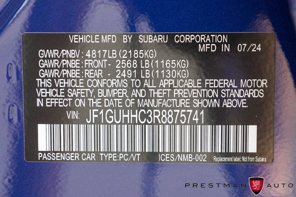 Used 2024 Subaru Impreza RS w/ Popular Package #1 AWD/4WD image 34
