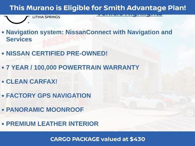 Certified 2024 Nissan Murano Platinum w/ Cargo Package FWD image 13
