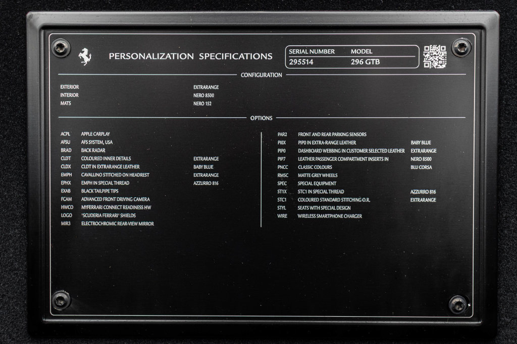 Certified 2023 Ferrari 296 GTB RWD image 58