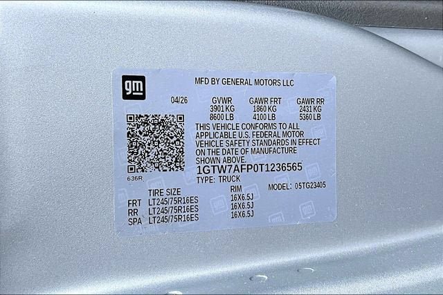 New 2026 GMC Savana 2500 w/ Driver Convenience Package RWD image 15
