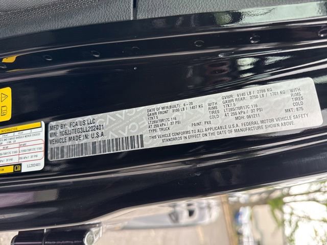 Certified 2020 Jeep Gladiator Mojave image 30