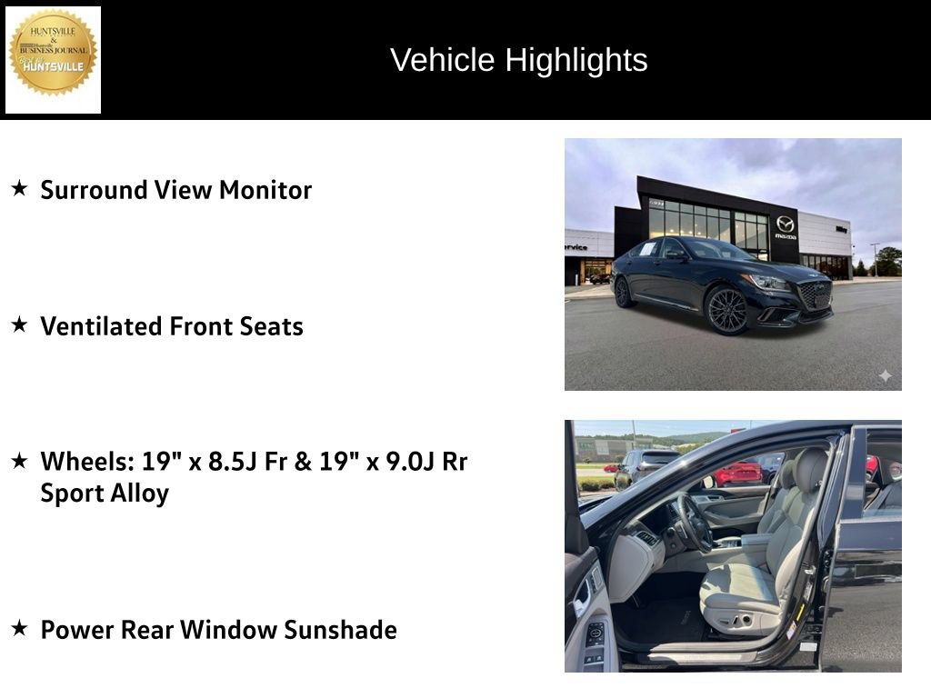 Used 2019 Genesis G80 3.8 w/ Sport Package 02 AWD/4WD image 19