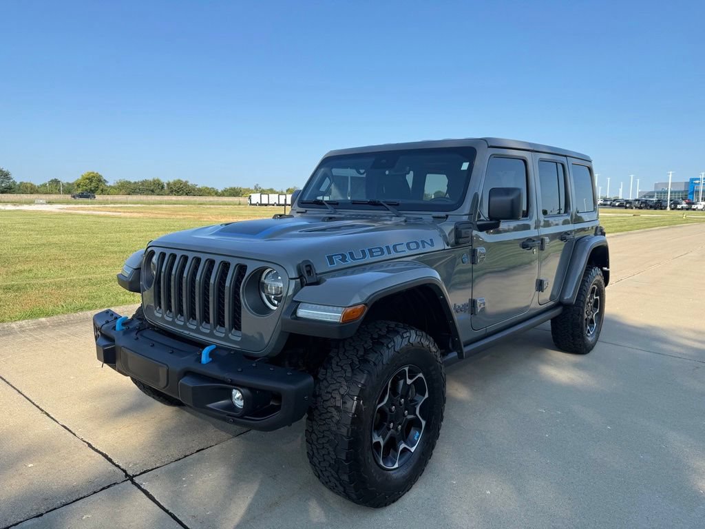 Used 2022 Jeep Wrangler Unlimited Rubicon 4xe w/ Steel Bumper Group AWD/4WD image 12