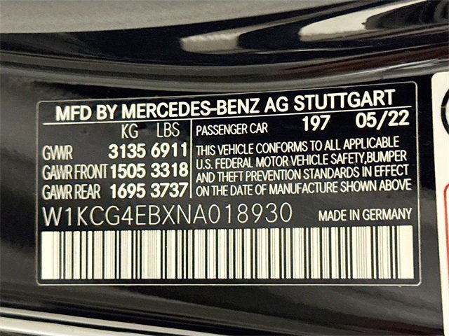 Certified 2022 Mercedes-Benz EQS 580 4MATIC Sedan image 33