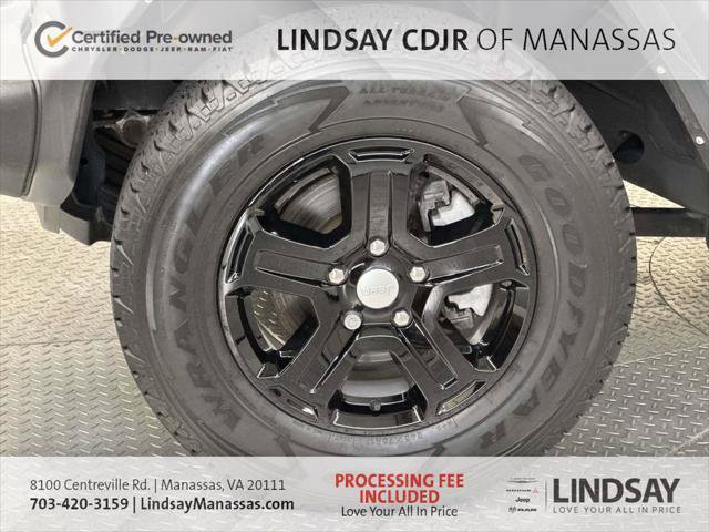 Certified 2021 Jeep Wrangler Unlimited Sport w/ Sun And Sound Package AWD/4WD image 11
