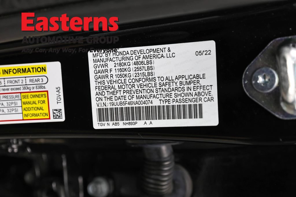 Used 2022 Acura TLX w/ Technology Package FWD image 35