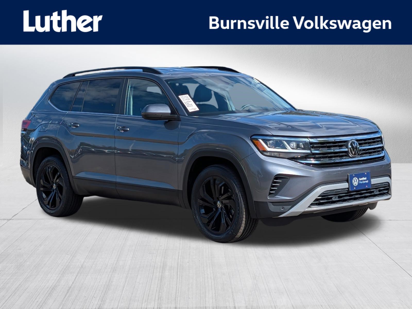 Certified 2023 Volkswagen Atlas SE w/ Black Wheel Package AWD/4WD image 1