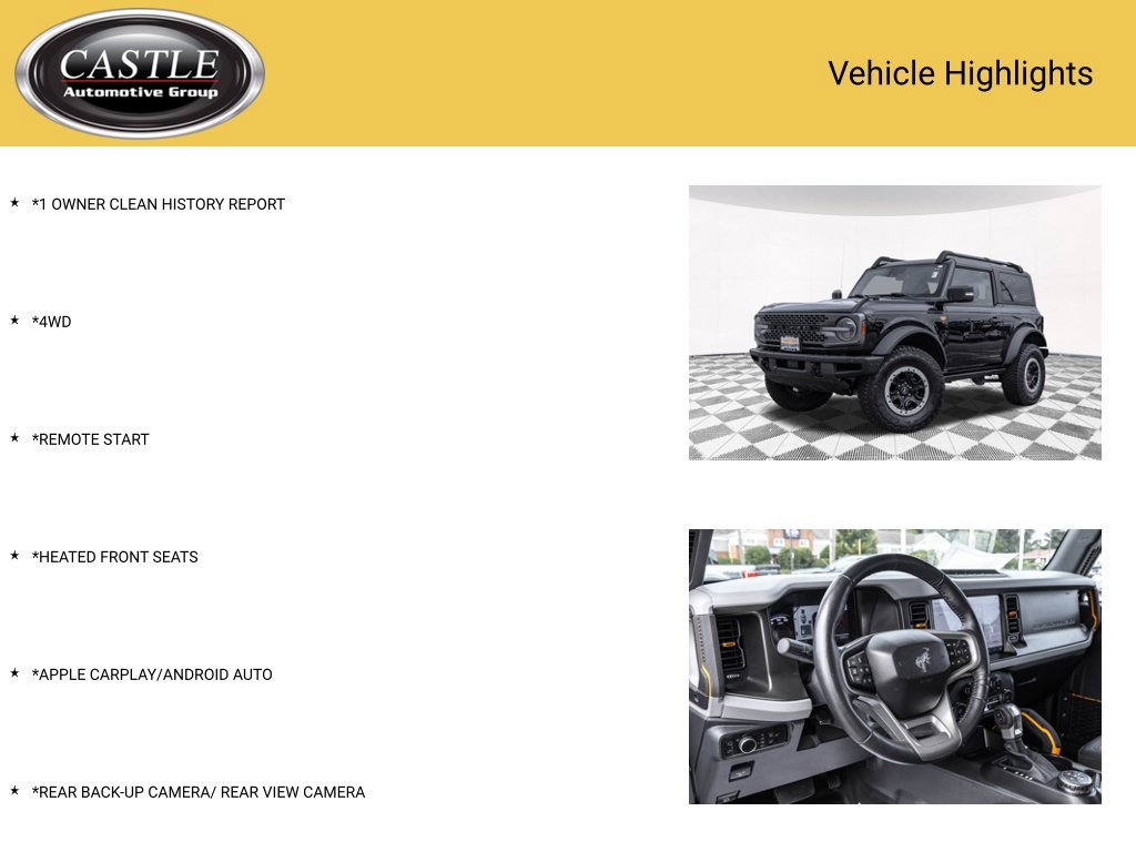 Used 2023 Ford Bronco Badlands AWD/4WD image 3