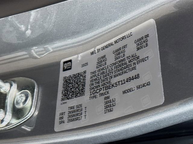 New 2026 Chevrolet Colorado W/T w/ WT Custom Package image 32