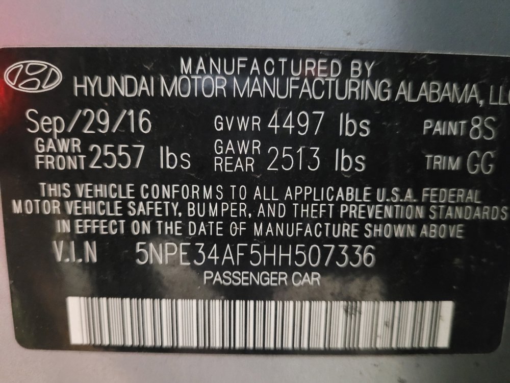 Used 2017 Hyundai Sonata Limited w/ Tech Package 03 FWD image 33