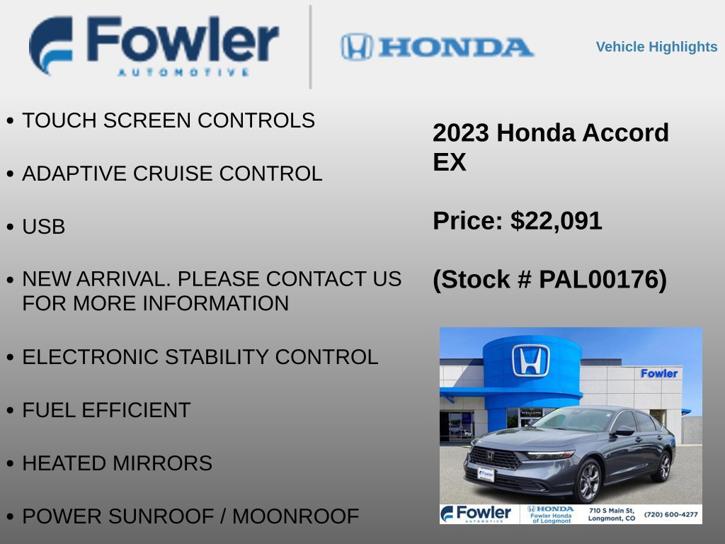Used 2023 Honda Accord EX image 8