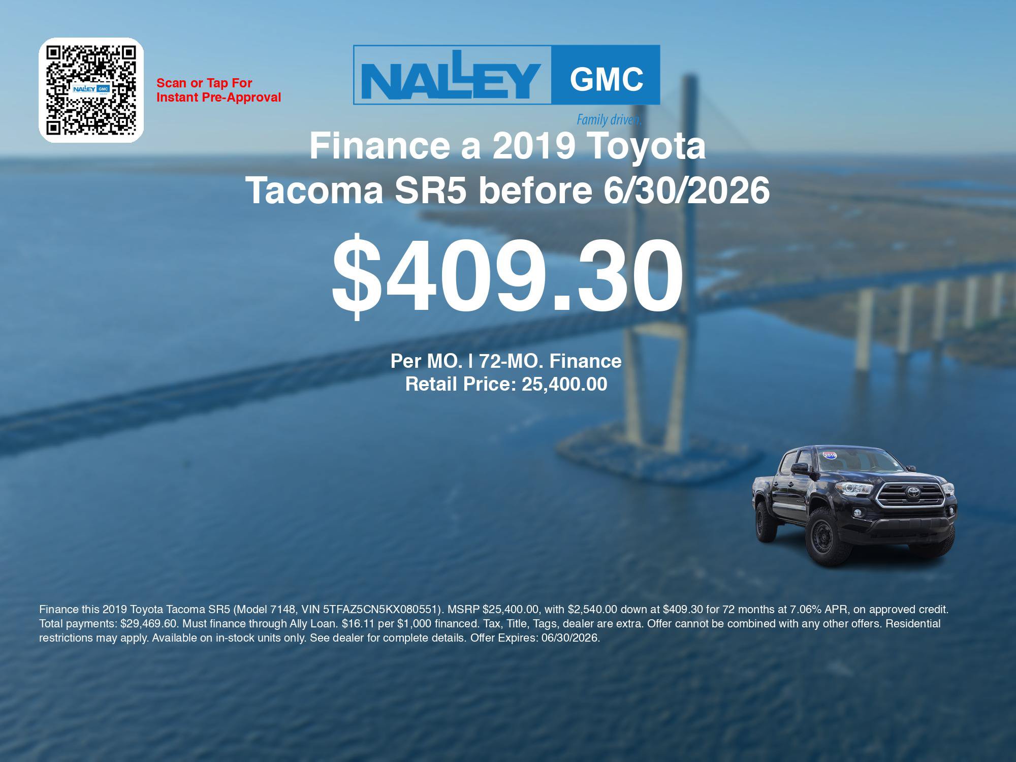 Used 2019 Toyota Tacoma SR5 RWD image 3