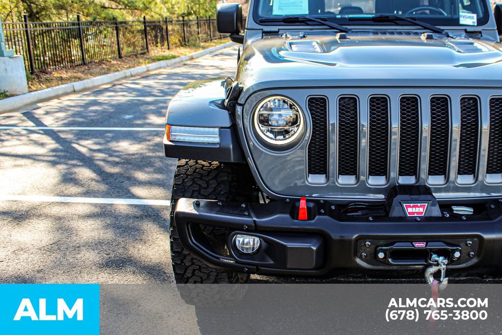 Used 2021 Jeep Wrangler Unlimited Rubicon w/ Uconnect 4C Nav & Sound Group AWD/4WD image 12