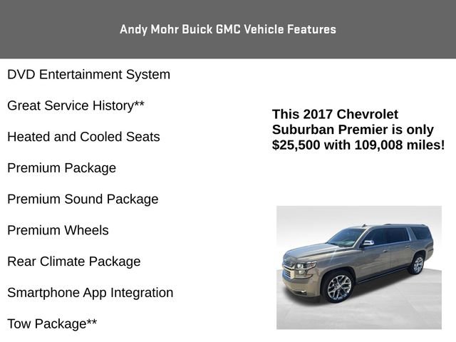 Used 2017 Chevrolet Suburban Premier AWD/4WD image 4