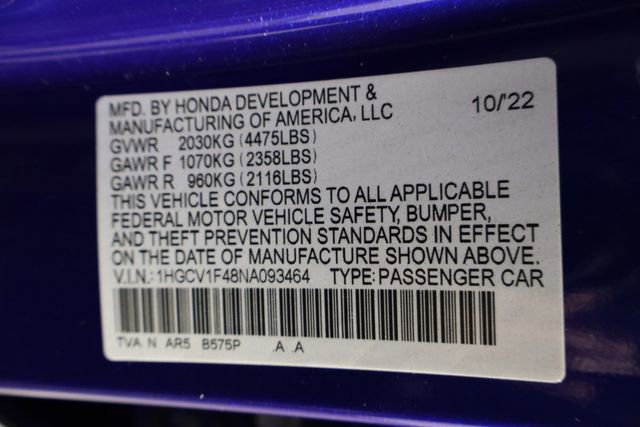 Used 2022 Honda Accord Sport Special Edition image 30