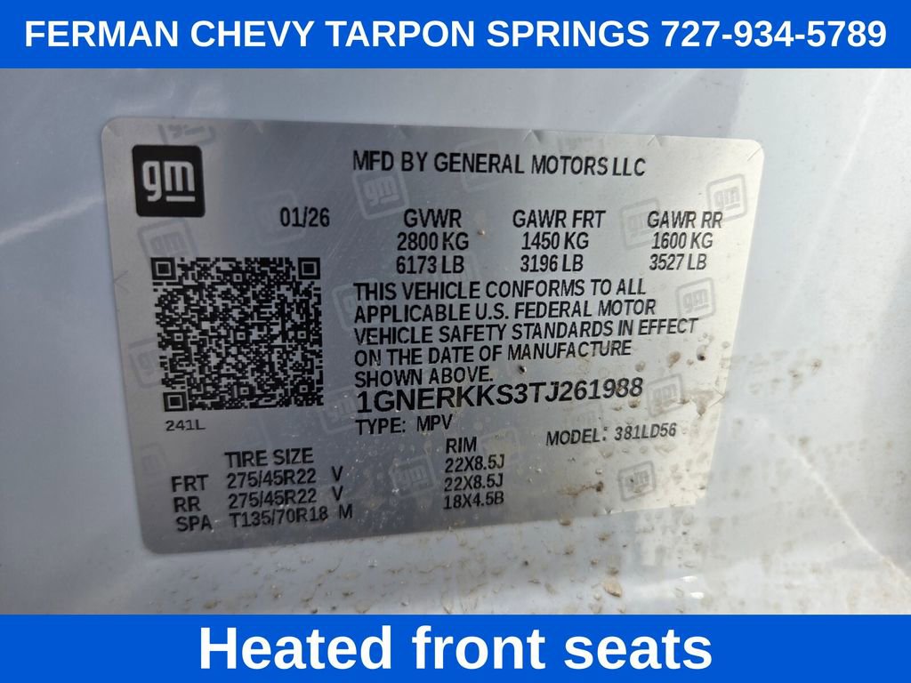 New 2026 Chevrolet Traverse High Country w/ LPO, Floor Liner Package image 23